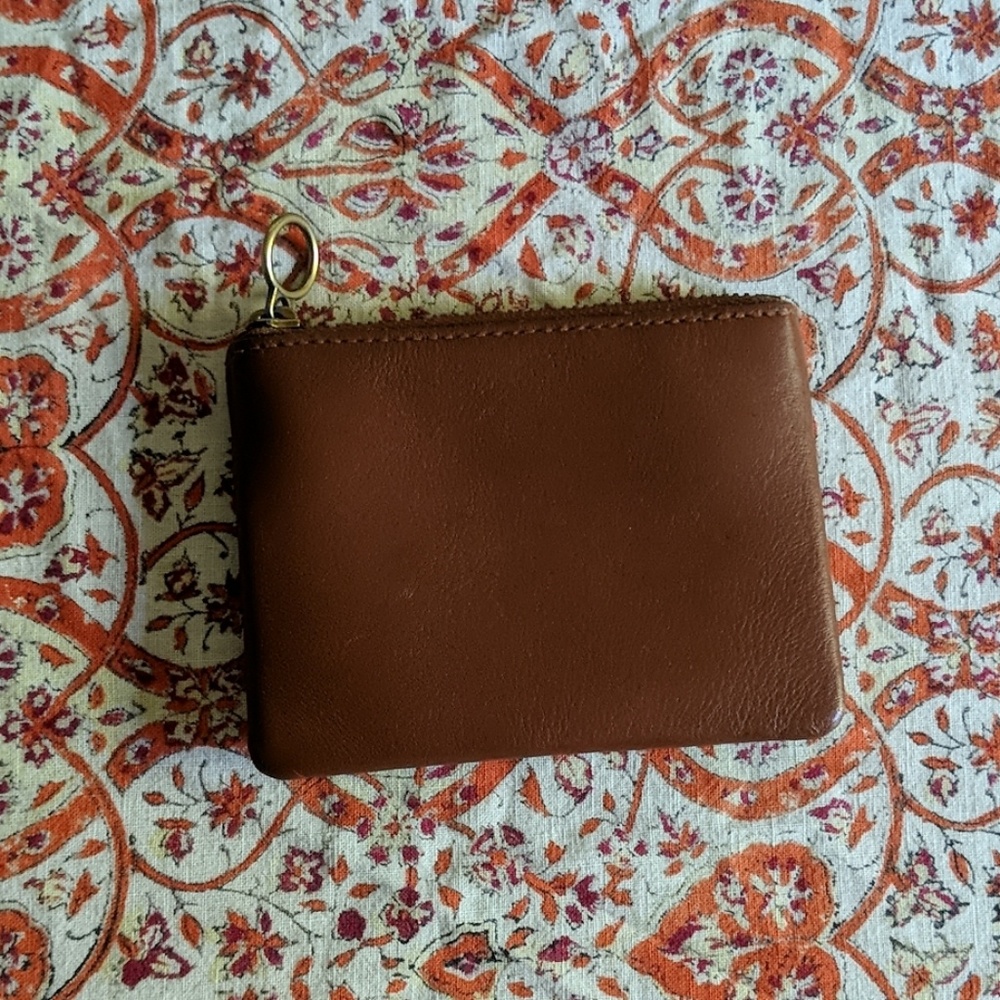 Madewell leather card pouch